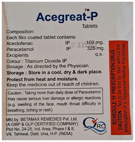Acegreat-P Tablet image