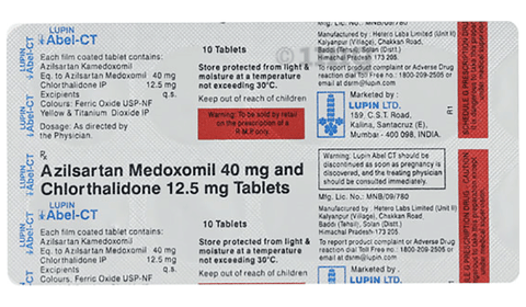 Abel-CT 40mg/12.5mg Tablet image Abel-CT 40mg/12.5mg Tablet image