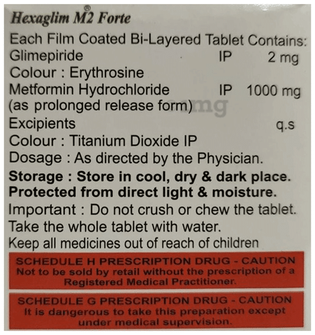 Hexaglim M2 Forte Tablet PR