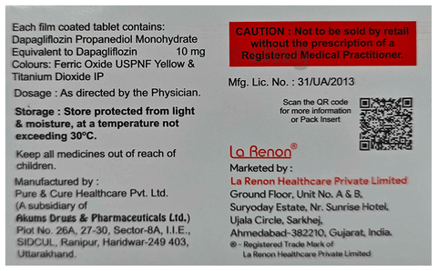 Dapaconic 10 Tablet image