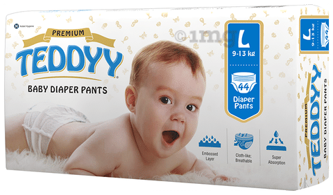 Buy Teddyy Easy Baby Diaper Pants S (3 - 8 kg) Pack Of 46 Online | Flipkart  Health+ (SastaSundar)