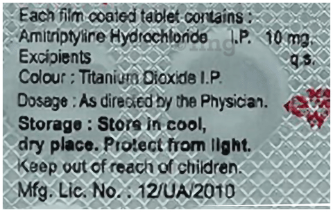 Amitrip 10mg Tablet image