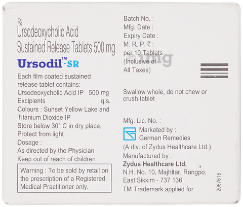 Ursodil -SR Tablet image