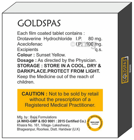 Goldspas Tablet
