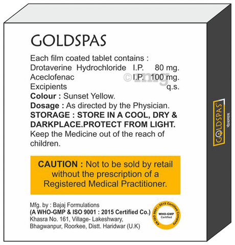 Goldspas Tablet image