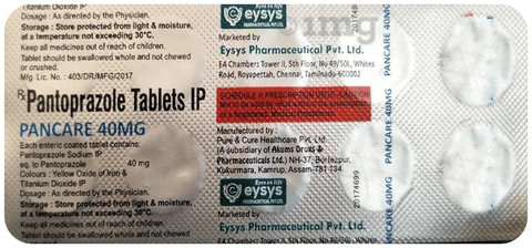 Pancare 40mg Tablet image