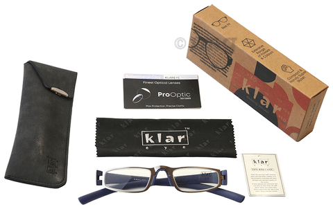 Klar Eye K 4012 Premium Classic Reading Glasses for Men and Women