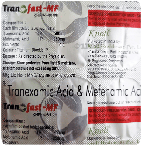 Tranofast MF Tablet image Tranofast MF Tablet image