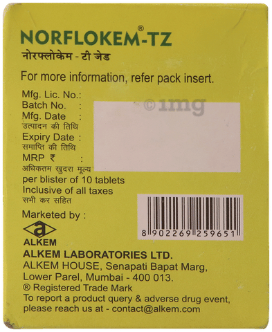 Norflokem TZ Tablet image