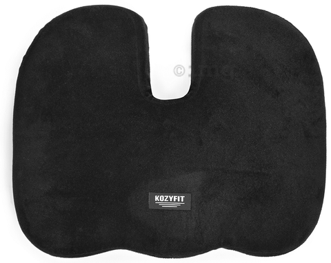 Kozyfit Premium Memory Foam Coccyx Seat Cushion Black Buy box of