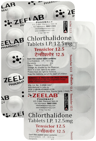 Tensiclor 12.5mg Tablet image Tensiclor 12.5mg Tablet image