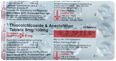 Miofree A 8mg Tablet