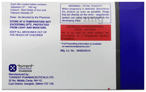 Valzaar 160 Tablet image