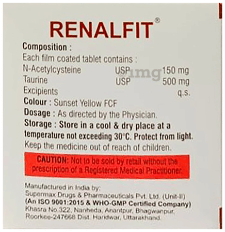 Renalfit Tablet image