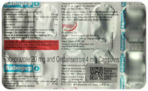 Rabopep O 4mg/20mg Capsule image Rabopep O 4mg/20mg Capsule image