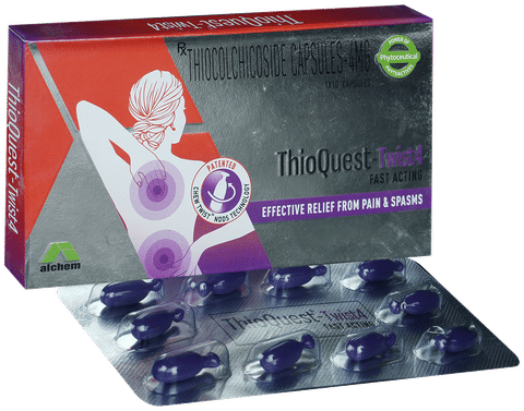 Thioquest-Twist 4 Fast Acting Capsule image Thioquest-Twist 4 Fast Acting Capsule image