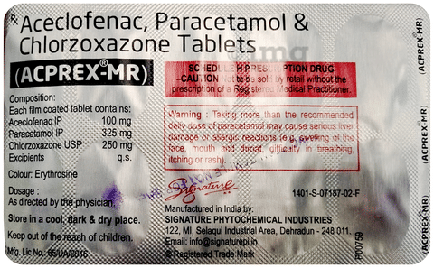 Acprex-MR Tablet image