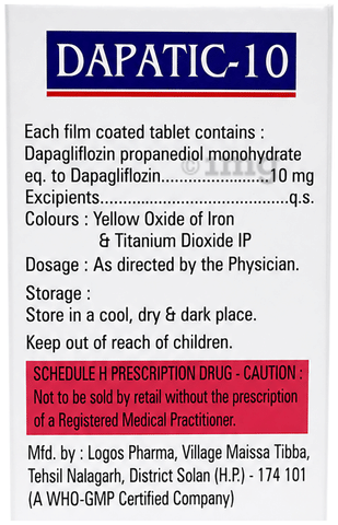 Dapatic 10 Tablet image Dapatic 10 Tablet image