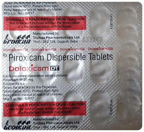 Doloxicam DT Tablet image