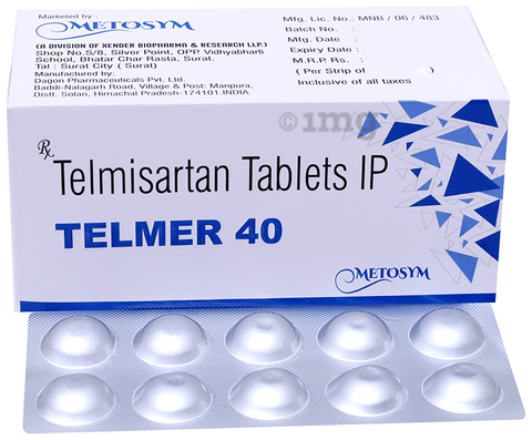 Telmer 40 Tablet image Telmer 40 Tablet image