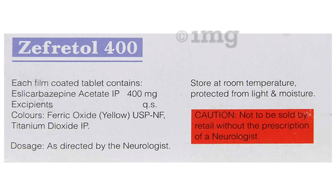 Zefretol 400 Tablet image