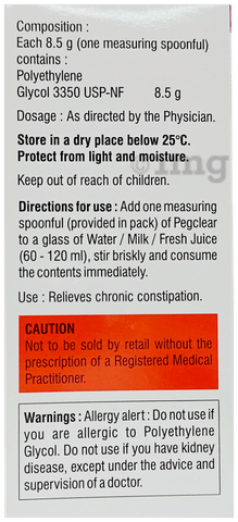 Pegclear 8.5gm Powder image Pegclear 8.5gm Powder image