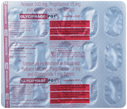Glyciphage-PG 1 Tablet SR image