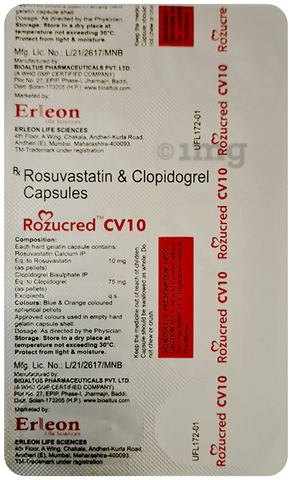 Rozucred CV 10 Capsule image Rozucred CV 10 Capsule image