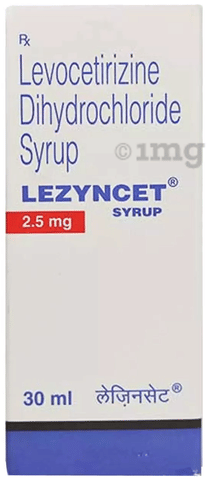 Lezyncet 2.5mg/5ml Syrup image Lezyncet 2.5mg/5ml Syrup image