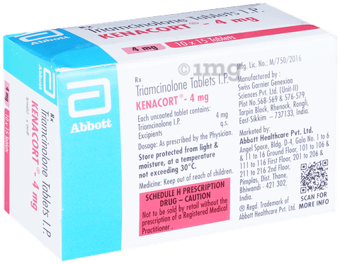 Kenacort 4mg Tablet image