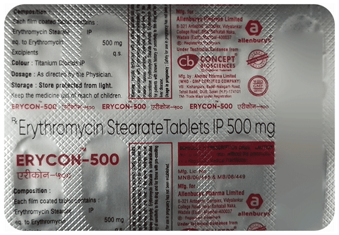 Erycon 500 Tablet image