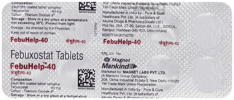 Febuhelp 40mg Tablet image