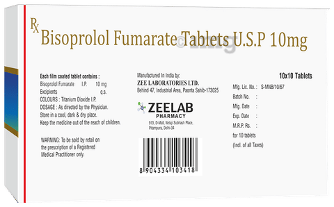 Bisoline 10 Tablet image Bisoline 10 Tablet image