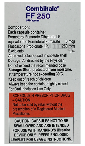 Combihale FF 250 DPI Capsule image Combihale FF 250 DPI Capsule image