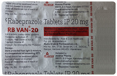 RB Van 20 Tablet image RB Van 20 Tablet image