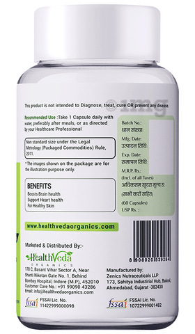 Health Veda Organics L-Glutathione Capsule: Buy bottle of 60.0 capsules at best price in India | 1mg Health Veda Organics L-Glutathione Capsule: Buy bottle of 60.0 capsules at best price in India | 1mg