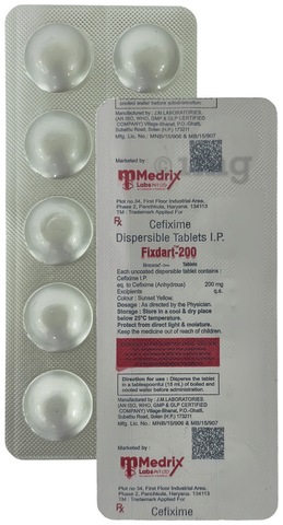 Fixdart 200mg Tablet DT image Fixdart 200mg Tablet DT image