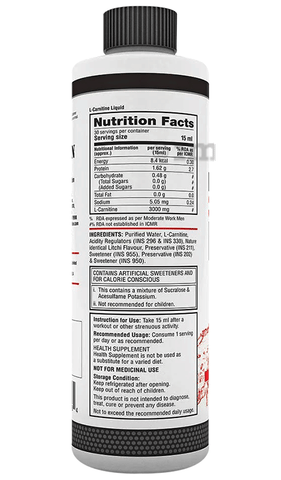 l carnitine plus egypt L-Carnitine Liquid India | 1500mg Fat Burner | 7 Flavors