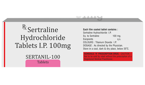 Sertanil 100mg Tablet image Sertanil 100mg Tablet image