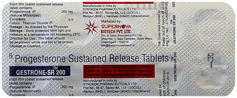 Gestrone-SR 200 Tablet image
