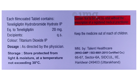 Tenlibetic 20 Tablet image