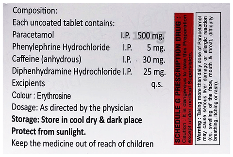 Vannim-Cold Tablet image