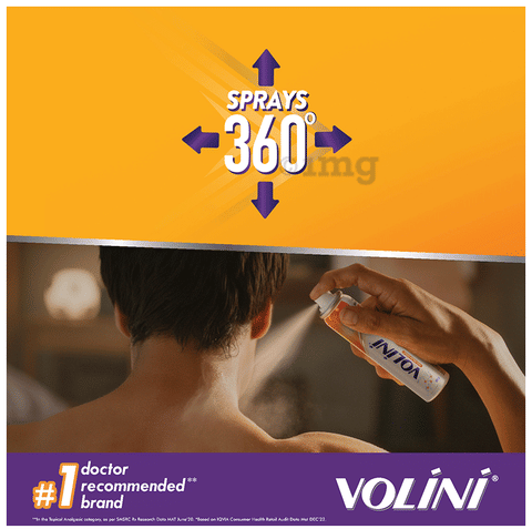 Volini Spray Spray for Sprain, Muscle and Joint Pain Relief | Quick Action | Long-Lasting Relief | Bone, Joint & Muscle Care image