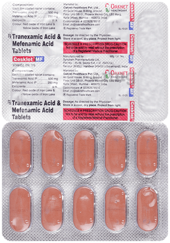 Cosklot MF 500mg/250mg Tablet