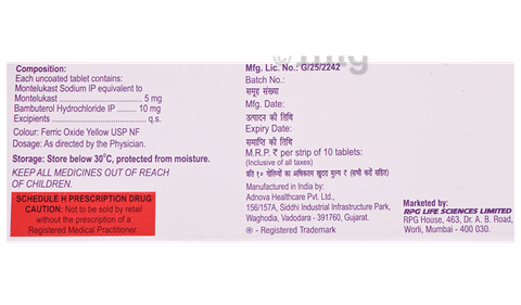 Romilast B-5 Tablet image Romilast B-5 Tablet image