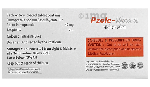 Pzoleskora 40mg Tablet image Pzoleskora 40mg Tablet image