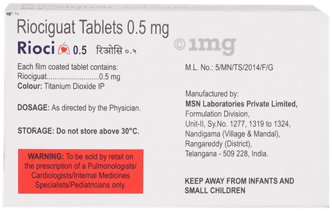 Rioci 0.5mg Tablet image Rioci 0.5mg Tablet image