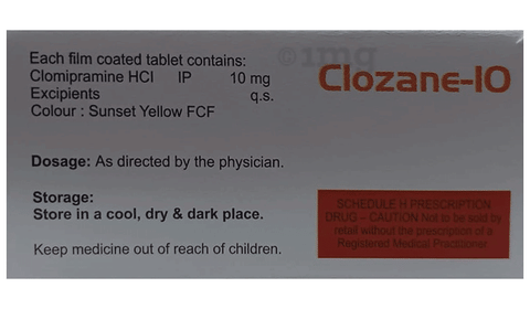 Clozane 10 Tablet image Clozane 10 Tablet image