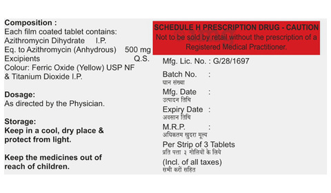 Azamin 500 Tablet image Azamin 500 Tablet image