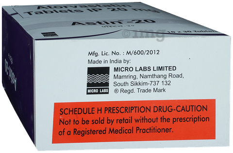 Astin 20 Tablet image Astin 20 Tablet image